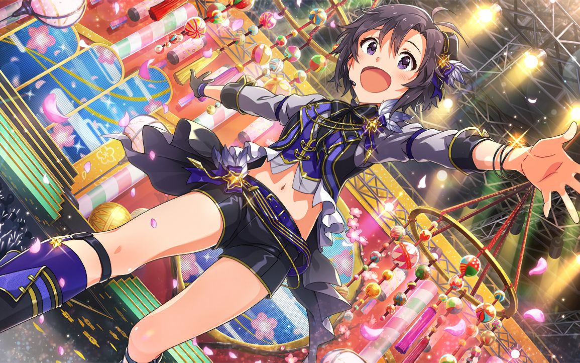 偶像大师百万现场自転车mv菊地真印象ssr服装ver