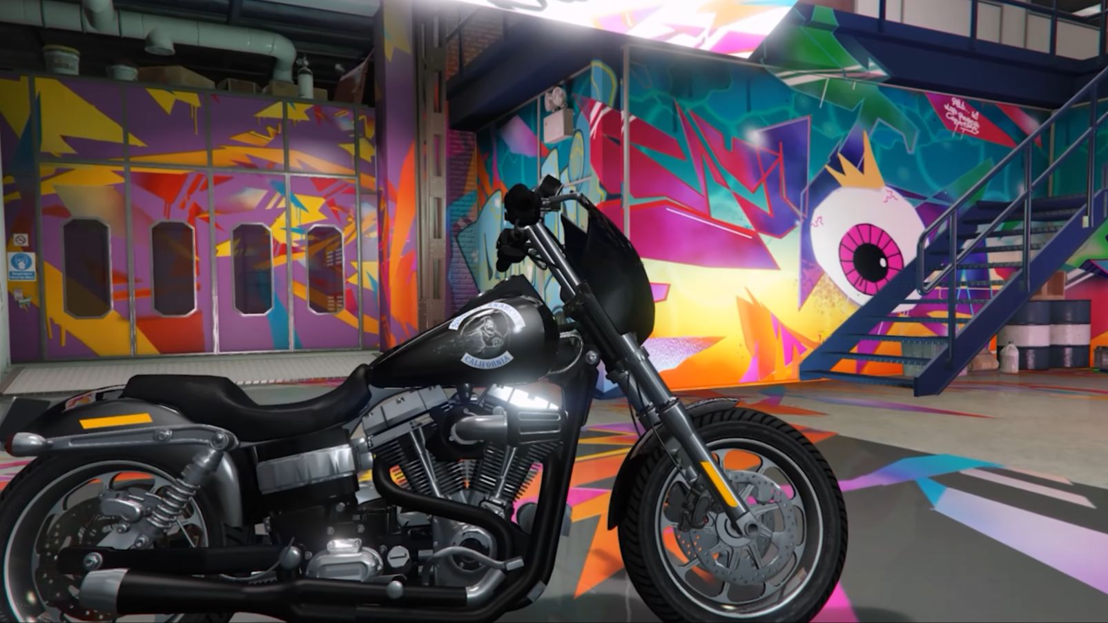 gta online摩托车改装鉴赏 混乱之子会长clay座驾 哈雷戴娜改装club