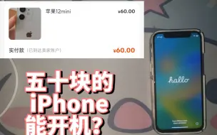 Download Video: 某鱼五十捡漏苹果 12mini？会不会翻车？