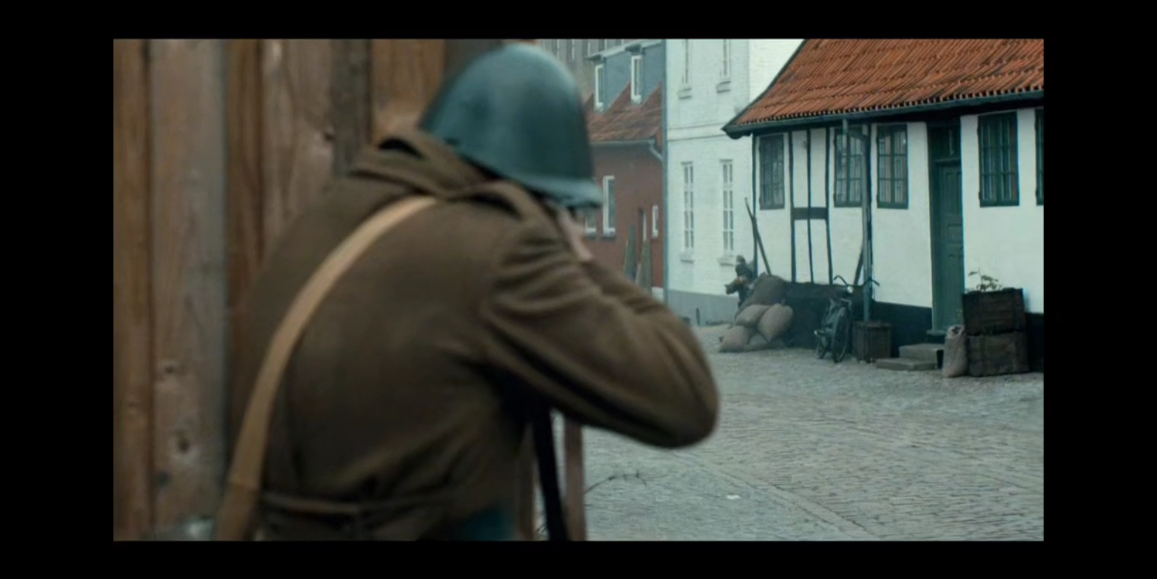 开战日-丹麦军队与德军巷战电影片段