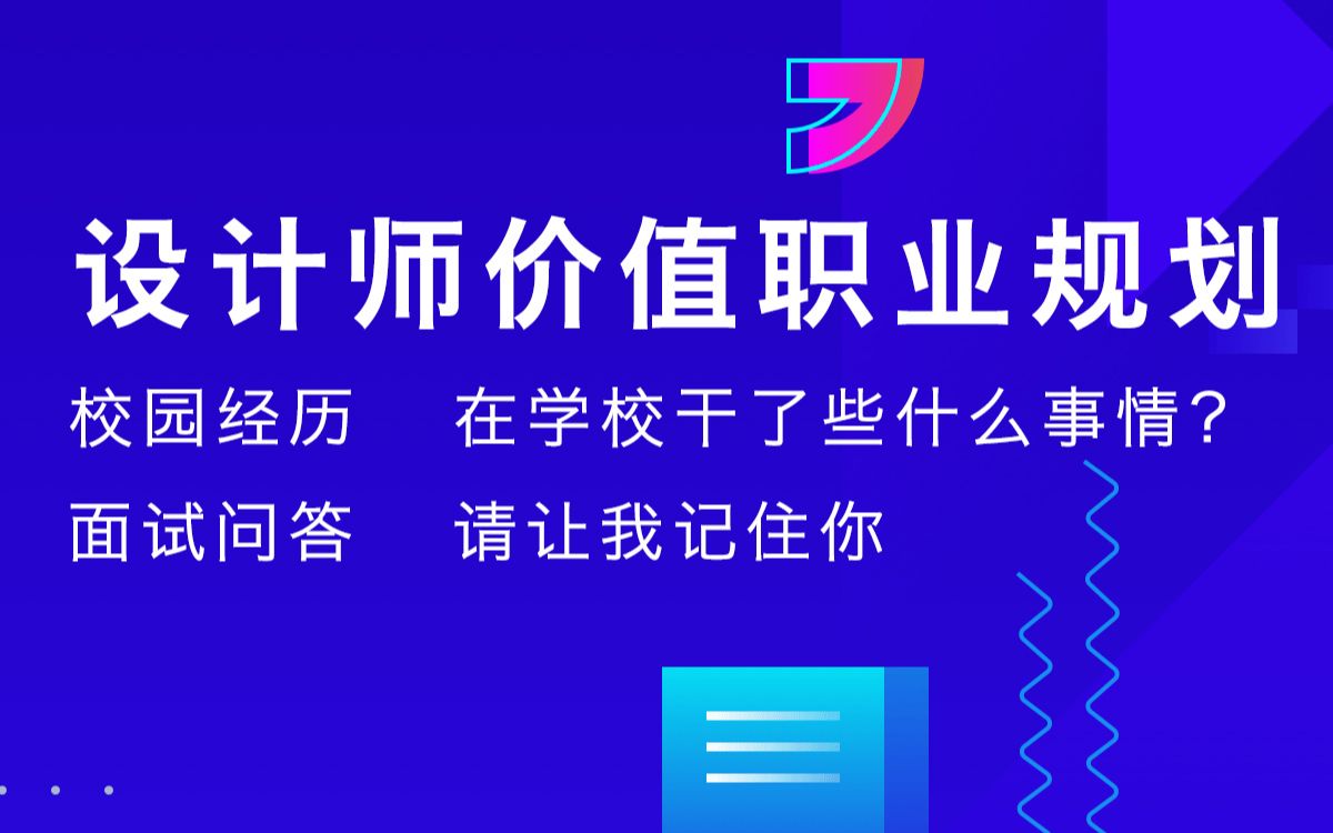 【面试问答】设计师价值校园经历职业规划问题哔哩哔哩bilibili