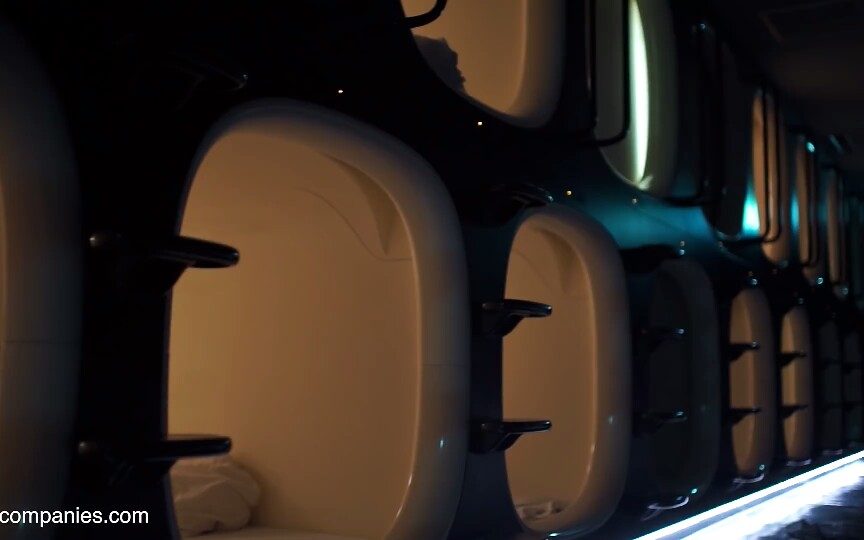 日本胶囊旅馆 (自翻)Capsule hotel, ancient city: sleeping in a Kyoto pod for $40哔哩哔哩bilibili