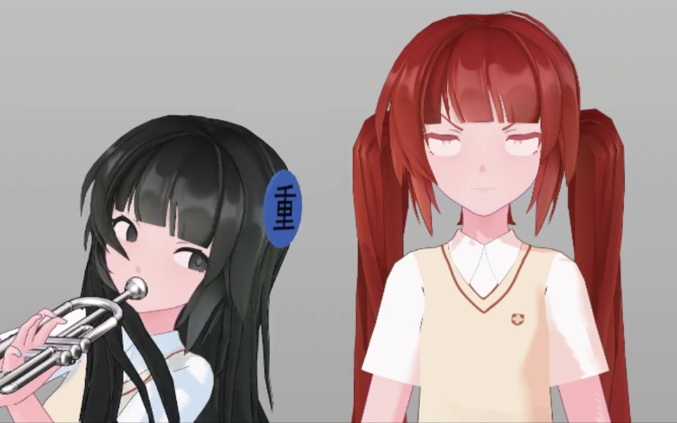 【mmd】爱妮:妈耶,这雕像长得好像栀子!