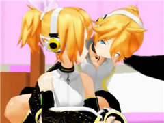 [图]【MMD】镜音双子有爱的pocky日常