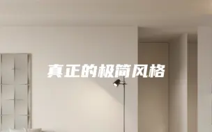 下载视频: 真正的极简风格