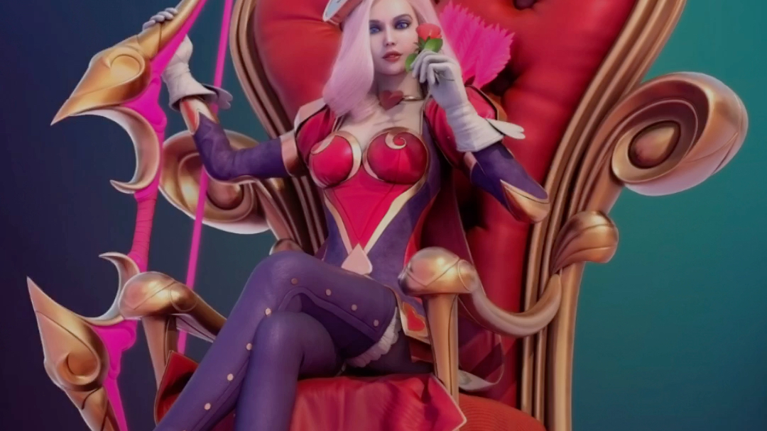 lol寒冰情人节皮肤模型重置