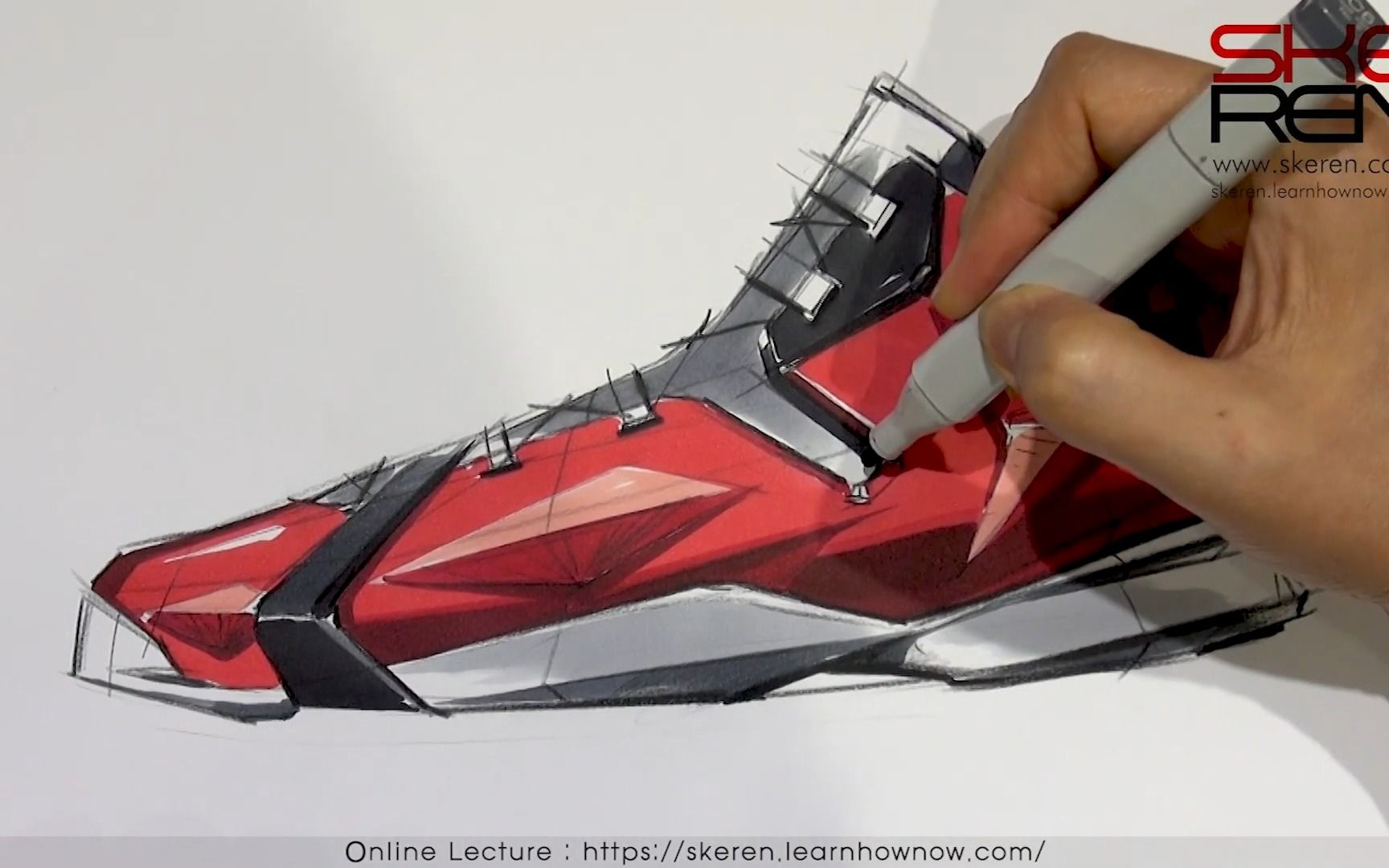 6 运动鞋 石上源马克笔手绘