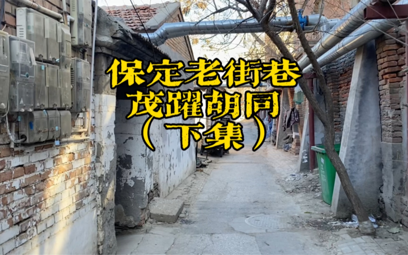 保定老街巷之茂跃胡同