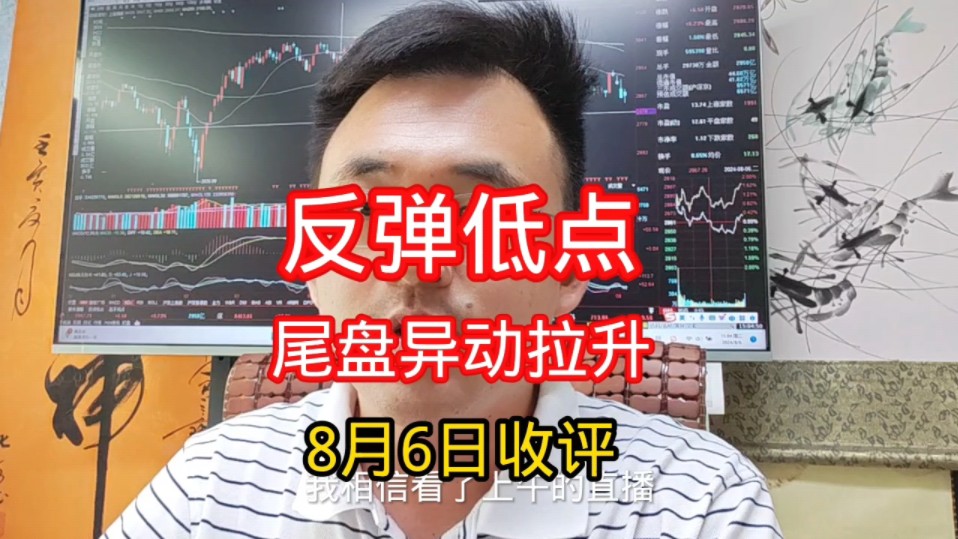 于天宇:尾盘异动拉升,反弹低点,机会大于风险!哔哩哔哩bilibili