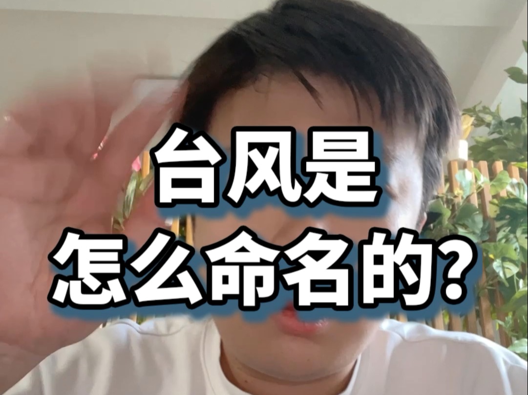 台风是怎么命名的?哔哩哔哩bilibili