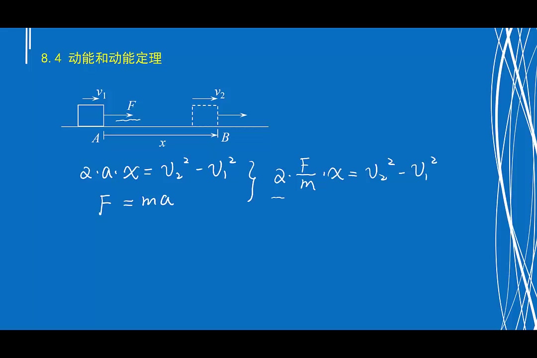 8.3动能和动能定理哔哩哔哩bilibili