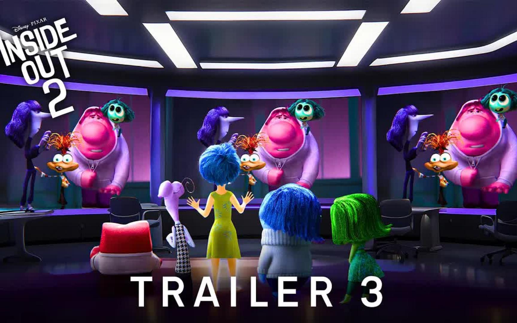 『头脑特工队2』4k中文预告片2‖动漫大片来袭‖迪斯尼皮克斯工作室