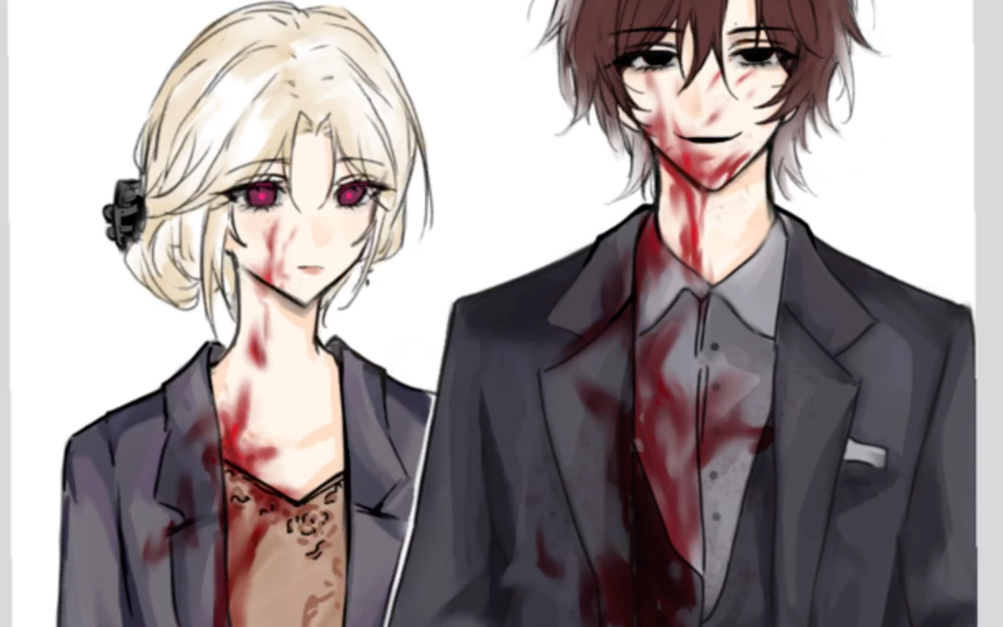 如何快速画血迹教程