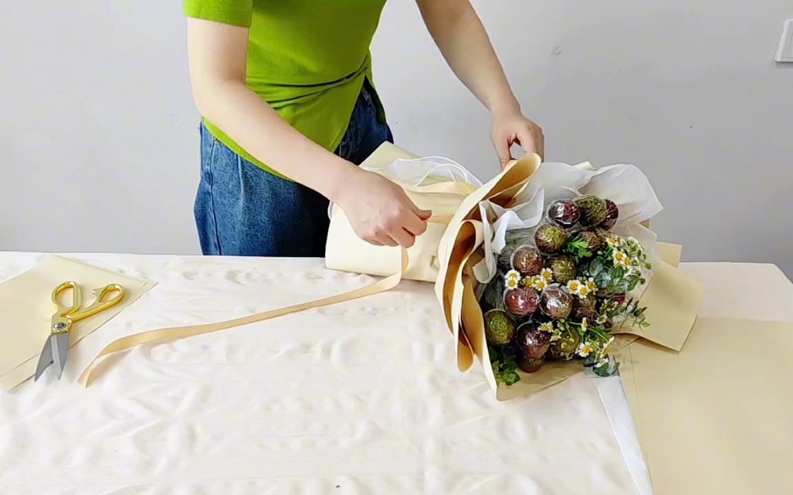 园艺小知识荔尽一生我枝爱你荔枝花束详细制作教程