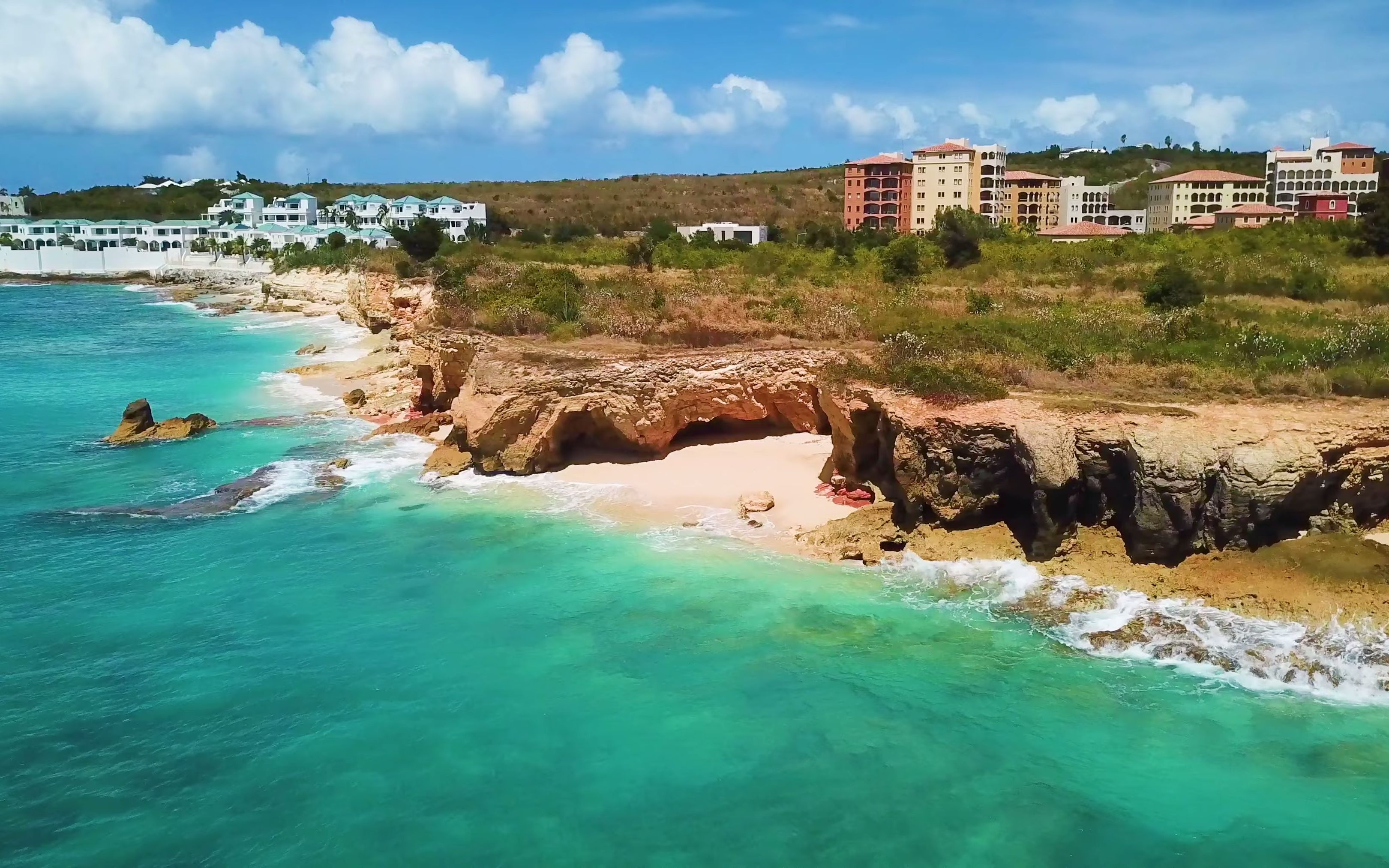 [图]Tropical Calm 😌💗🏝 St. Maarten's Blue Waters 圣马丁岛著名海滩最宁静的地方