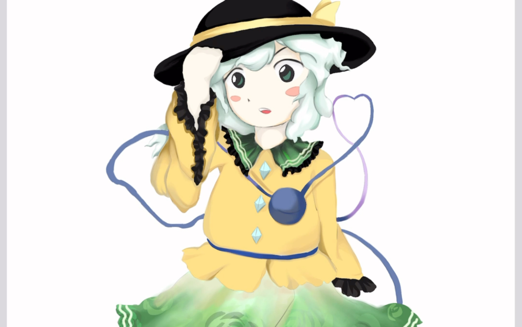 【伪zun绘】古明地恋_哔哩哔哩_bilibili