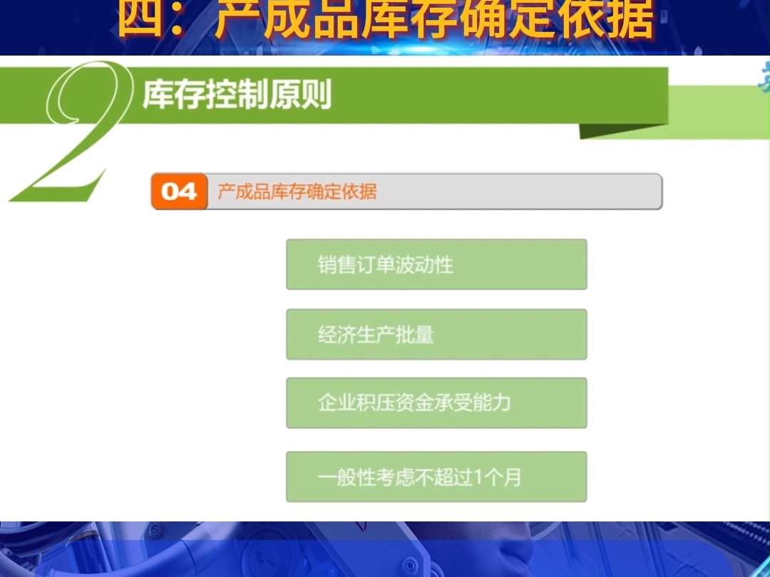 库存的控制原则四:产成品库存确定依据哔哩哔哩bilibili