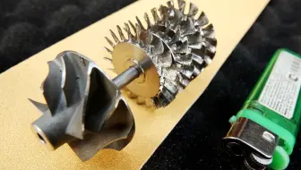 毛熊土作坊自制涡轮叶片