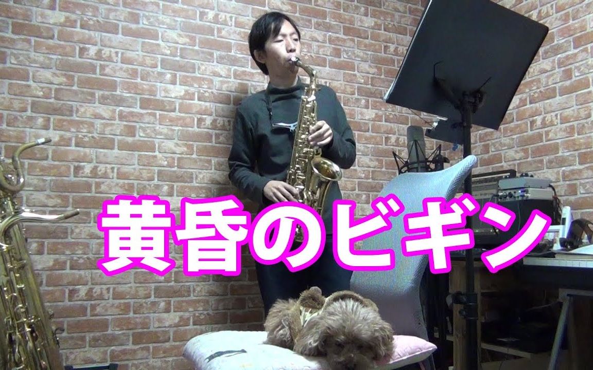 [图]【萨克斯】水原弘 - 《黄昏のビギン》 - Alto Saxophone Cover