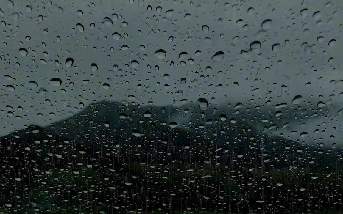 [图]432HZ的雨声是能让人体达到极度舒适的频率,窗外的雨声，秋雨绵绵，白噪音，体验实下雨场景