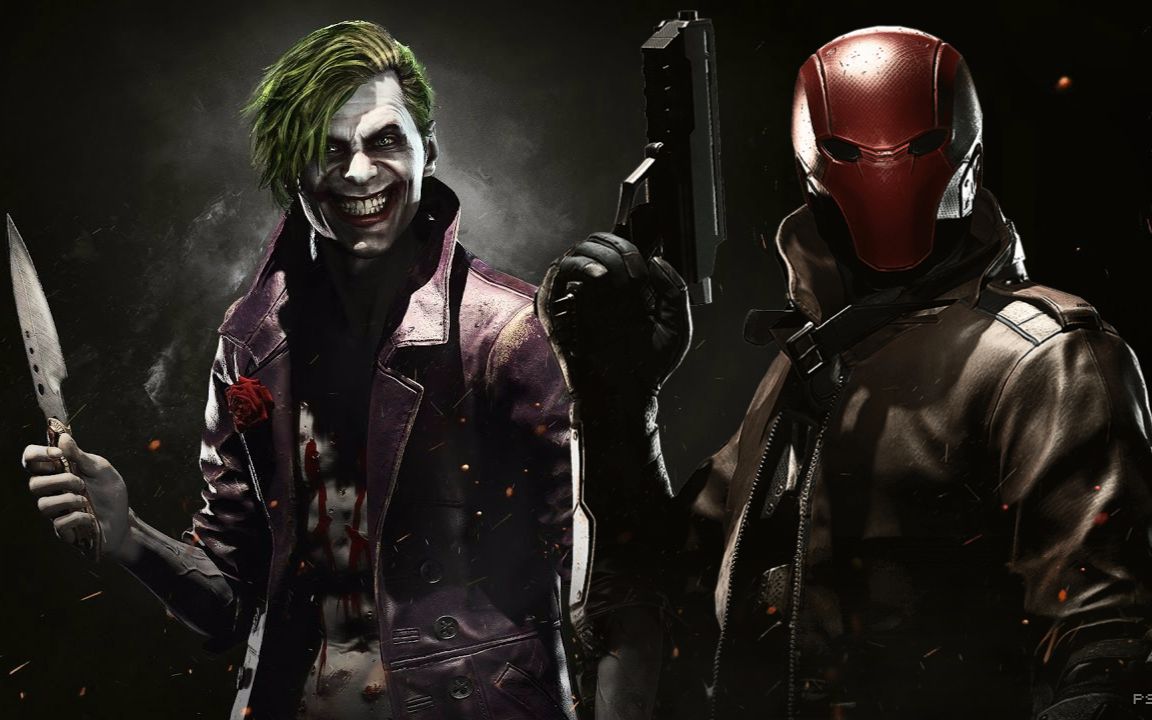 这只包括joker vs red hood的对话.
