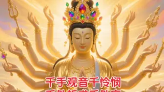 南无大慈大悲观世音菩萨！千处祈求，千处应。