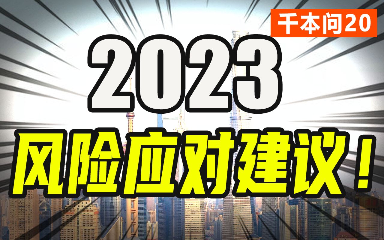 2023可能有什么风险?普通人该如何应对?【千本问20】哔哩哔哩bilibili