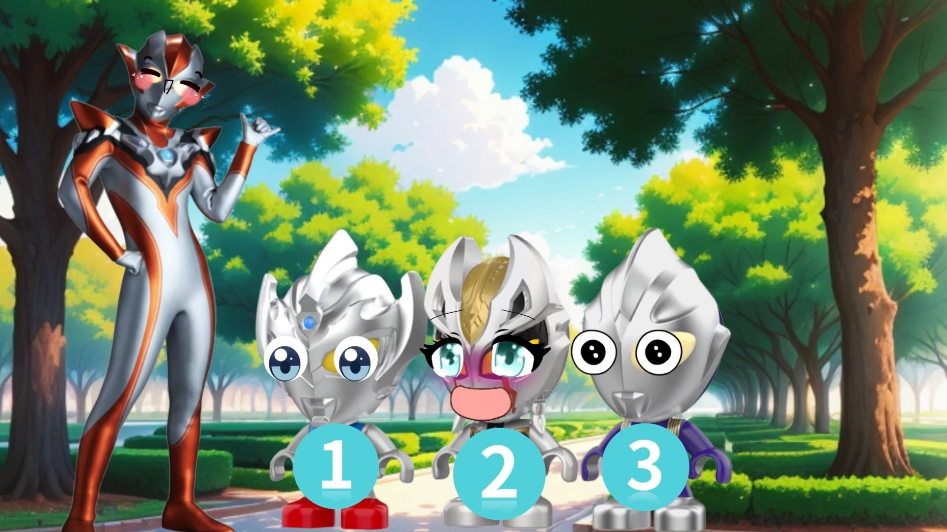 奥特曼启蒙早教玩具动画:格丽乔和赛罗,要带小小赛出去玩