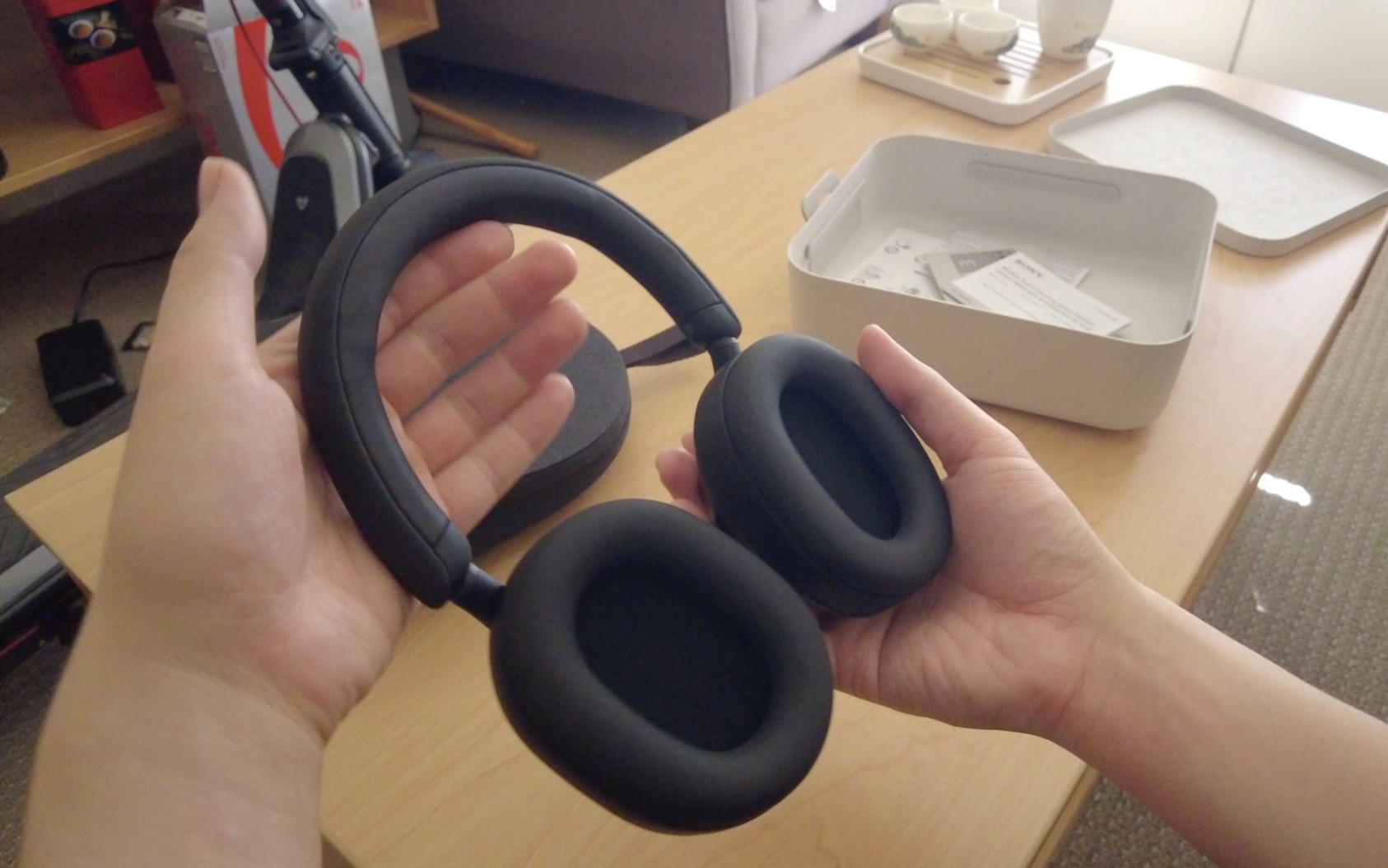 索尼降噪耳机wh-1000xm5开箱!