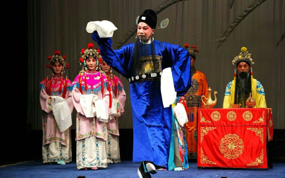 钱振荣《惊鸿记.太白醉写,演的真好,颇有乃师风范