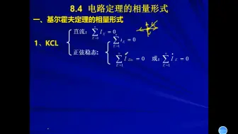 Download Video: 8.4电路定律的相量形式