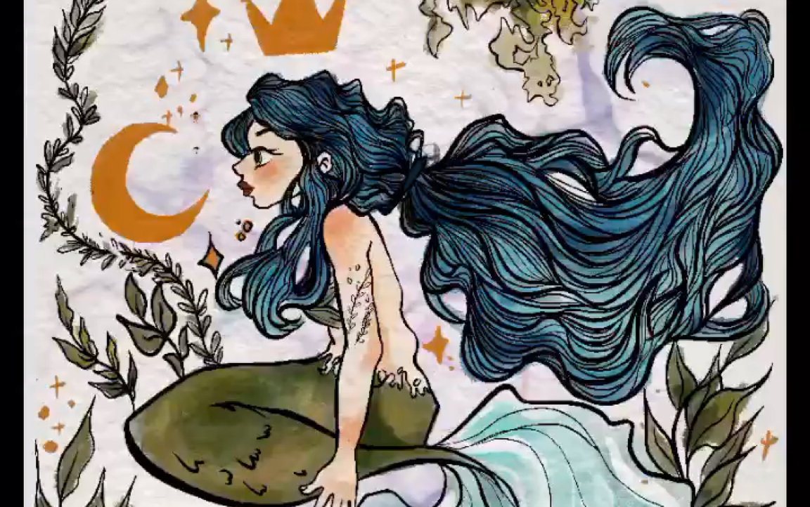 no54小小美人鱼临摹neimykanani