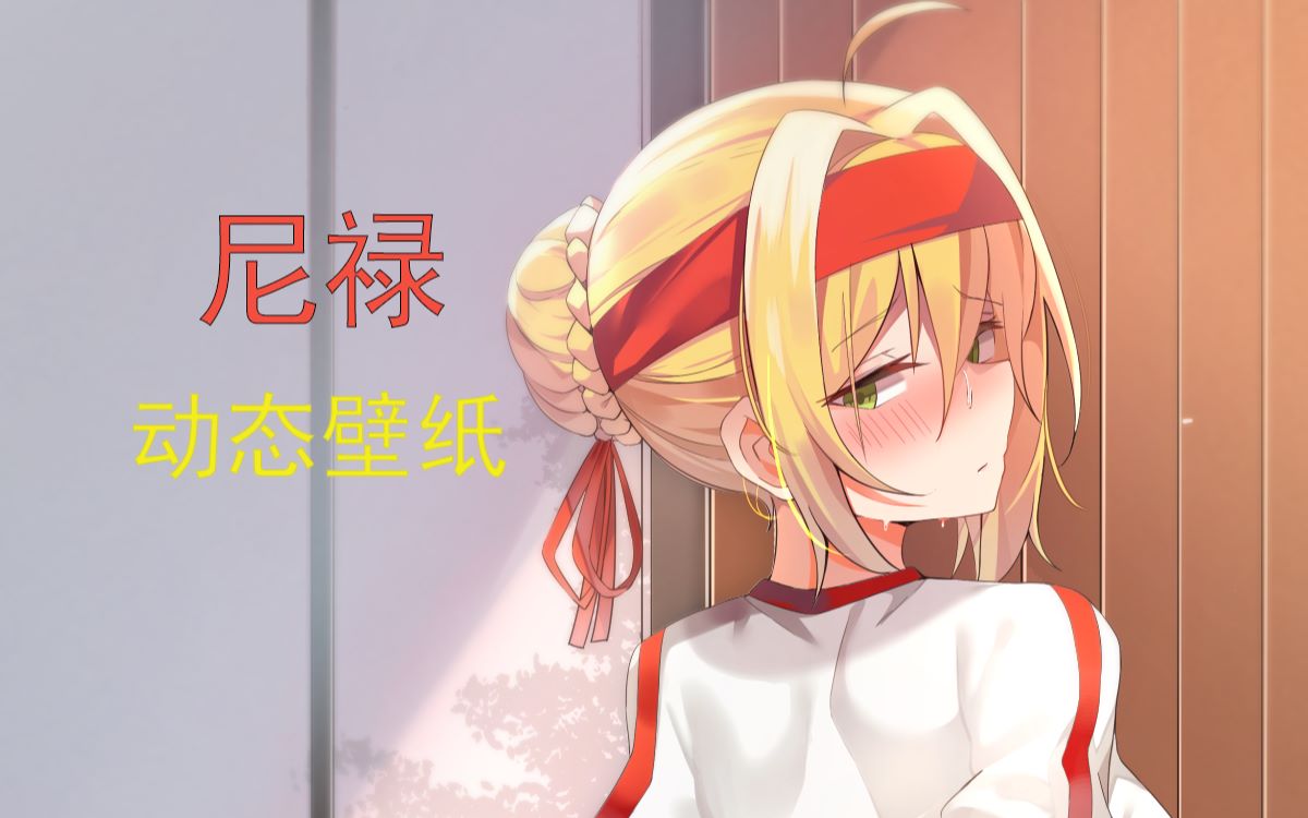 【AE】动态壁纸尼禄体操服!!哔哩哔哩bilibili