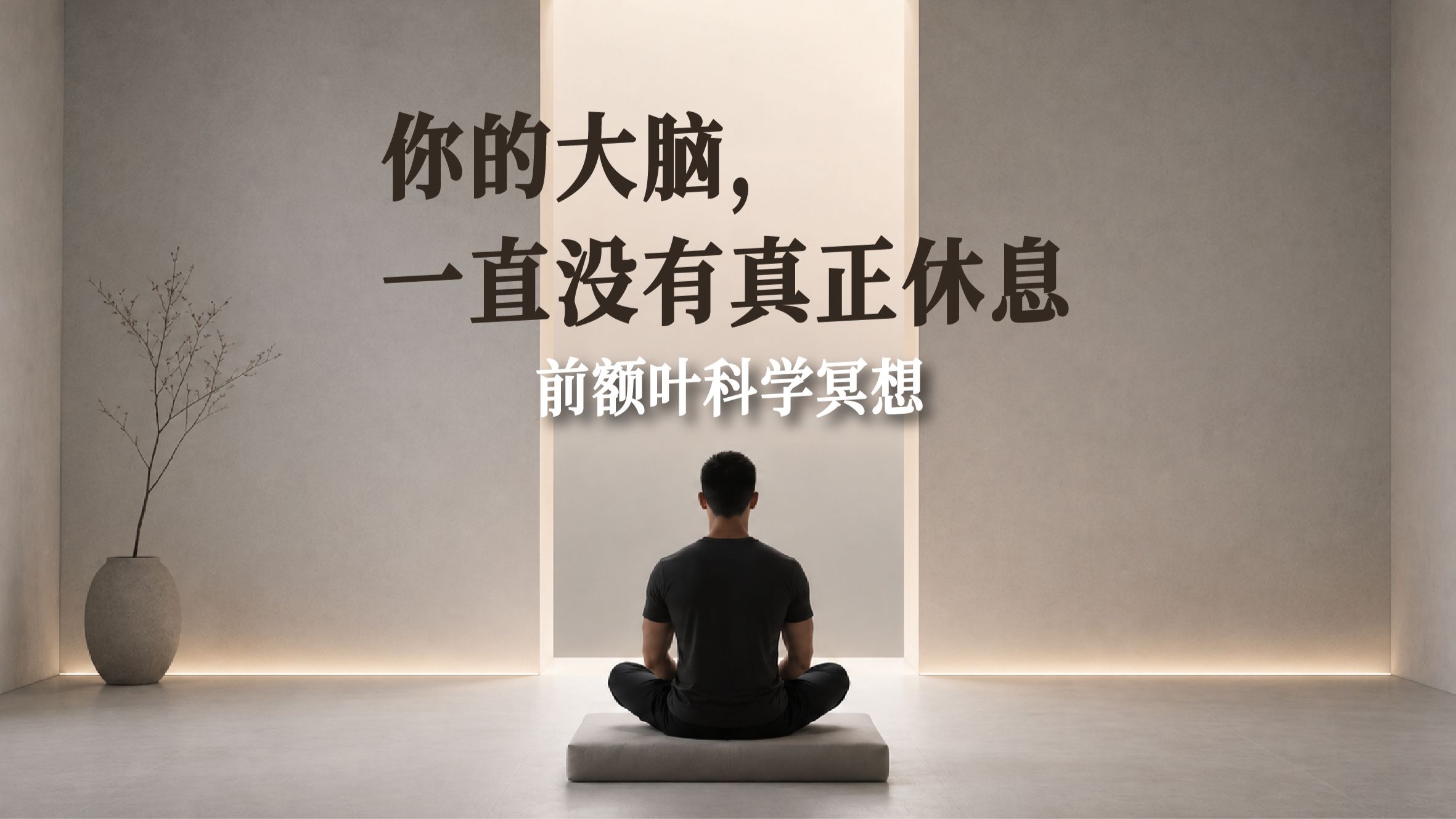 前额叶科学冥想｜让大脑停止过度运转，慢慢回到安静