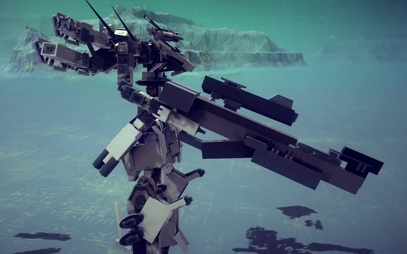 【besiege】装甲核心白色闪光2.0修改中版本变形模块功能展示预览