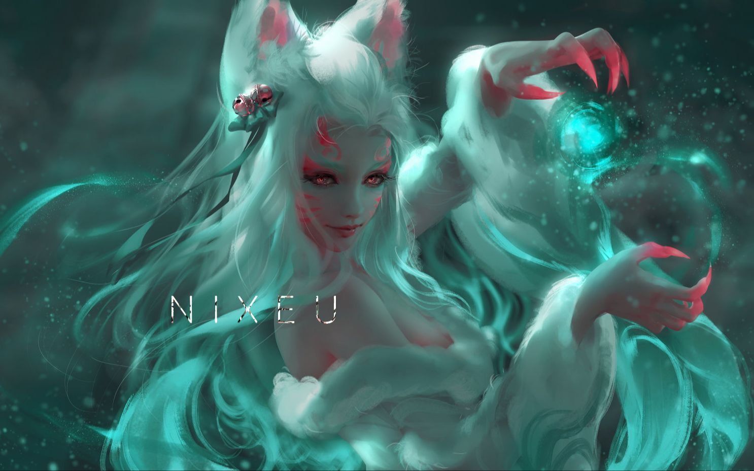 画师安利插画师nixeu非科班自学绘画大佬会有多少人以为这是鬼刀的