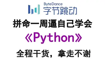 【全600集】2025最易懂最细Python全套教程，逼自己一周学完，从零基础入门到精通Python只要这套就够了！全程干货！包含Python爬虫+项目实战教程