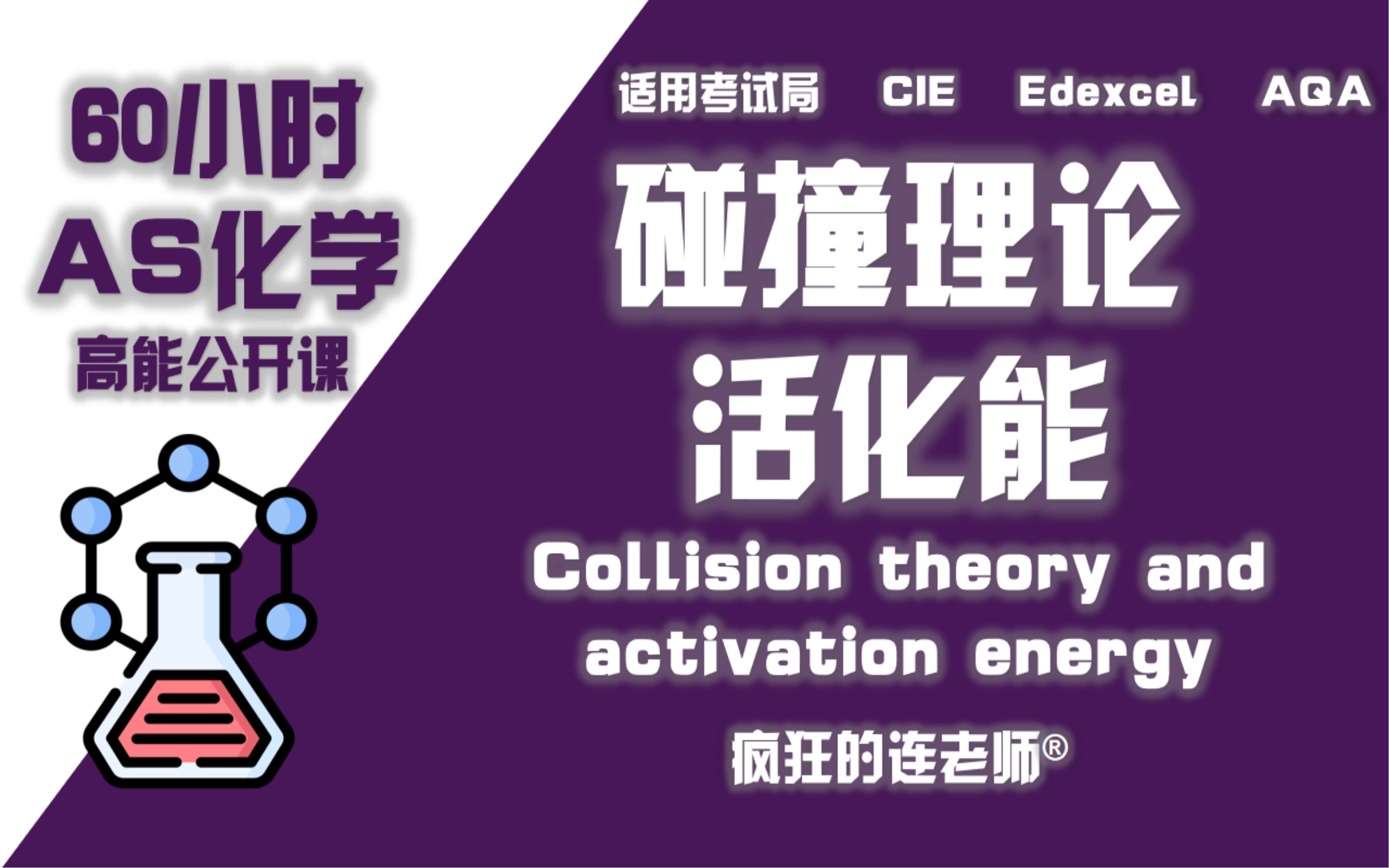 【Alevel化学AS】82 碰撞理论和活化能Collision theory and activation energy哔哩哔哩bilibili