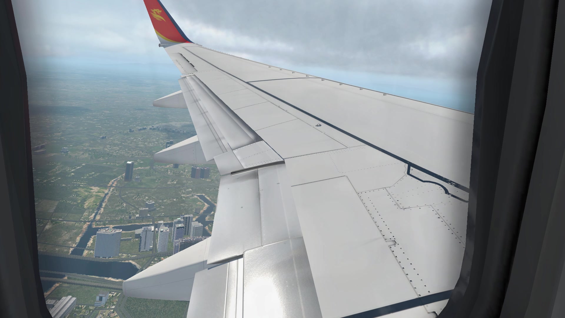 首都航空738rjtt东京羽田国际机场起飞_模拟飞行