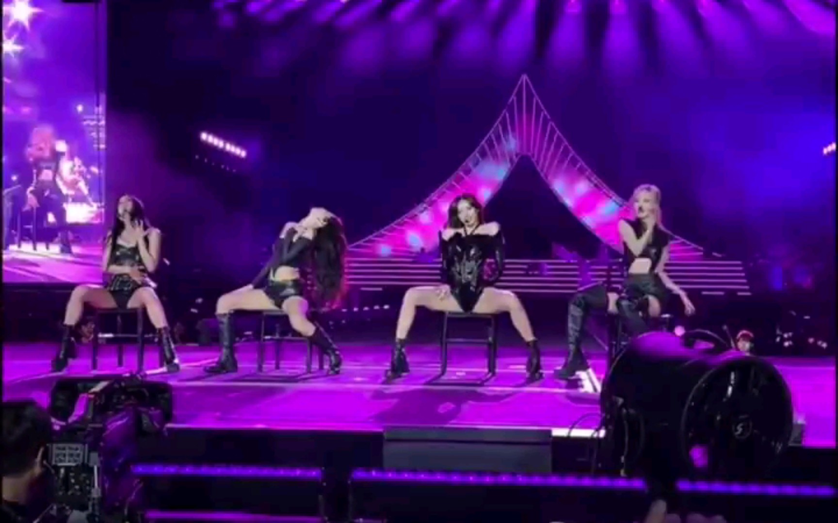 blackpink演唱会开腿舞饭拍混剪