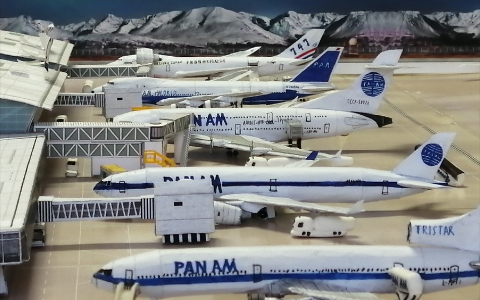 手工制作纸模型-cyc&鹦鹉国际机场重建工程_哔哩哔哩 (゜-゜)つロ