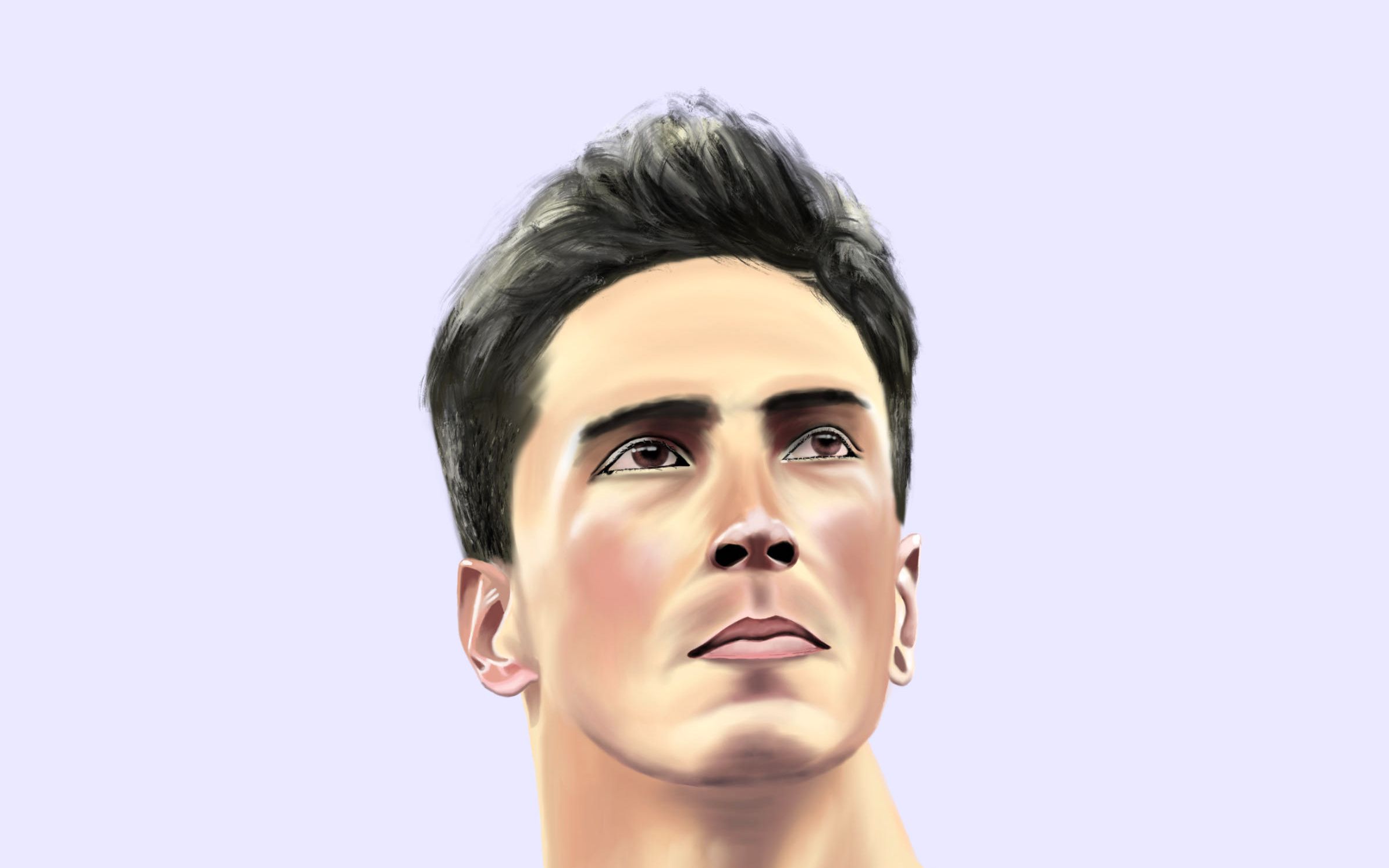 【procreate】费尔南多·托雷斯 绘画练习 fernando torres