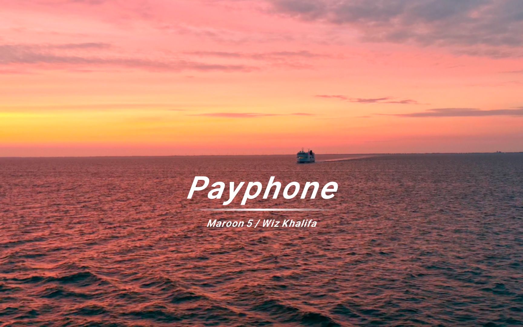 [图]一开口就好听《Payphone》这歌真听不腻