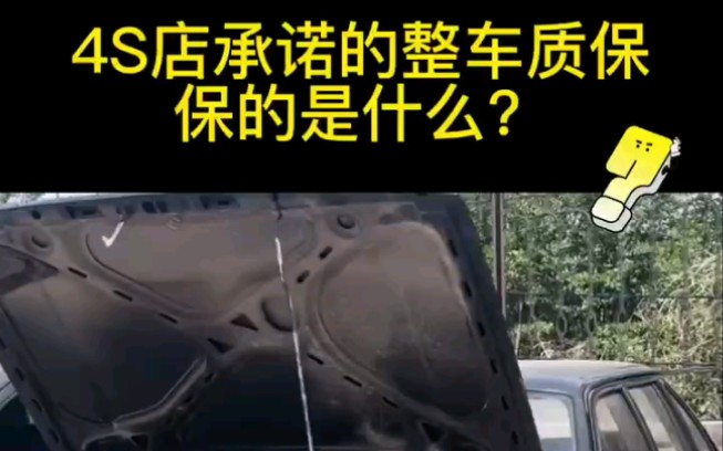 4S店承诺的整车质保,保的是什么?哔哩哔哩bilibili