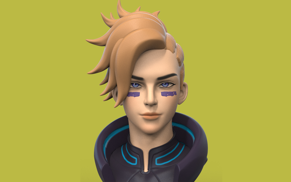 【3d建模】英雄联盟伊泽瑞尔模型制作全过程,建模师是真的厉害!