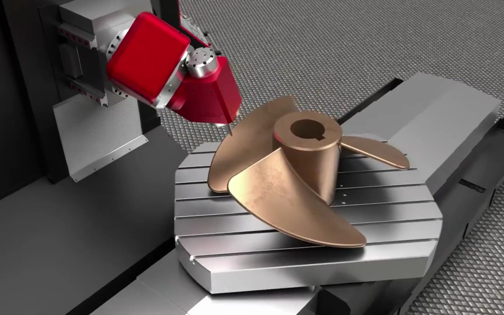 lagun 五轴五联动无级变速摆头机床