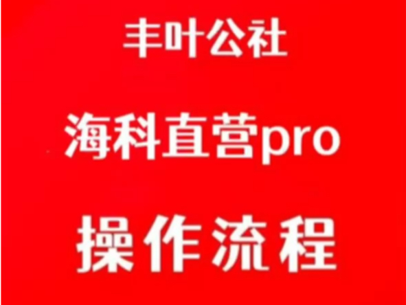 丰叶公社第二款王炸产品上线海科直营pro注册使用视频说明,可以破五除2哔哩哔哩bilibili