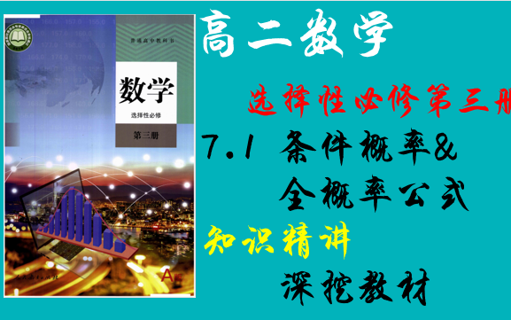 [图]【知识讲解】7.1条件概率与全概率公式、贝叶斯公式 /选择性必修第三册「教材精讲」