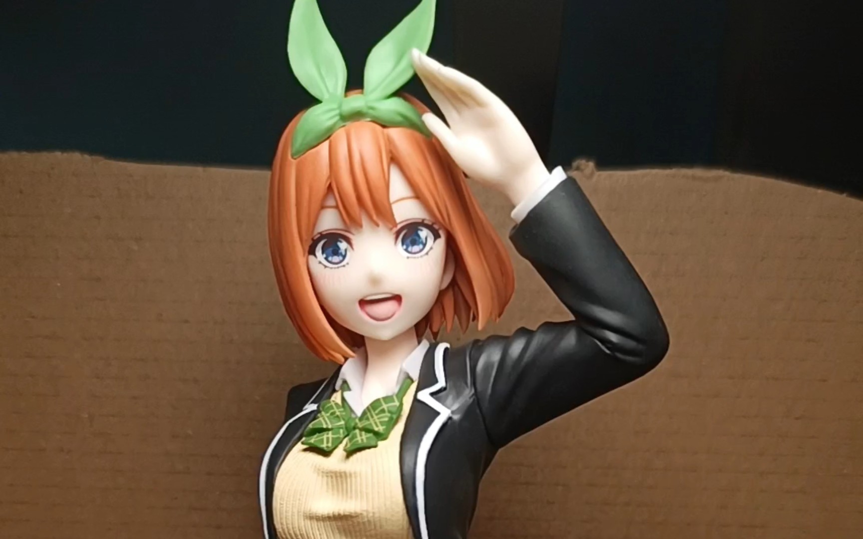 《手办开箱》taito 五等分的新娘 中野四叶 制服 景品