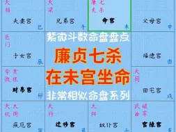 Video herunterladen: 廉贞七杀在未宫坐命（紫微斗数非常相似命盘盘点）